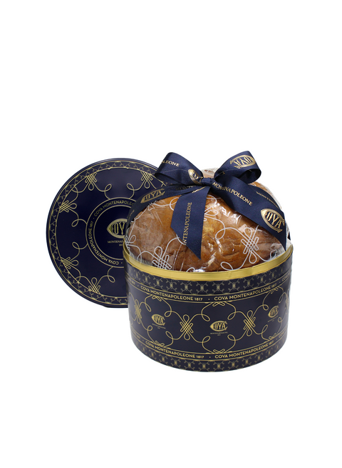 Chocolate Panettone in Blue Tin Box 26.45 Oz