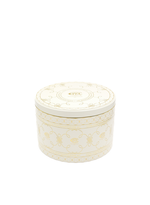 Chocolate Panettone in Ivory Tin Box 26.45 Oz