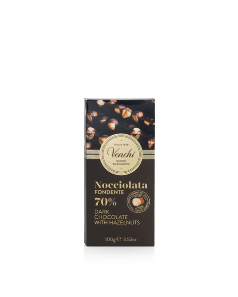 Nocciolata 70% Dark Chocolate Hazelnut Bar 3.52 Oz