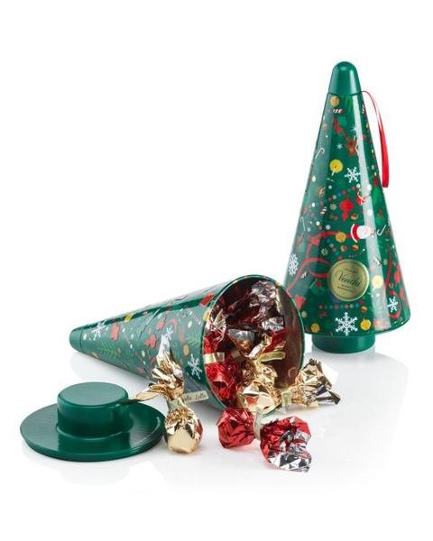 Holiday x Bannecker Tin Tree Assorted Chocolates 3.88 oz