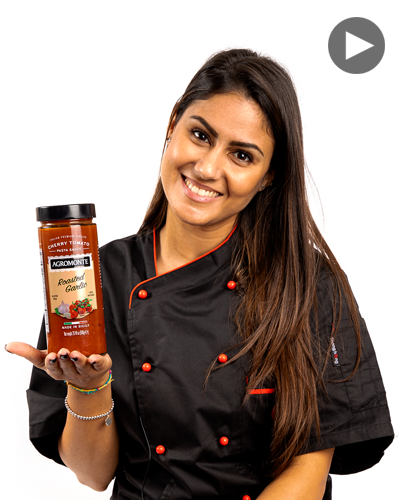 Cherry Tomato Pasta Sauce with Roasted Garlic Video