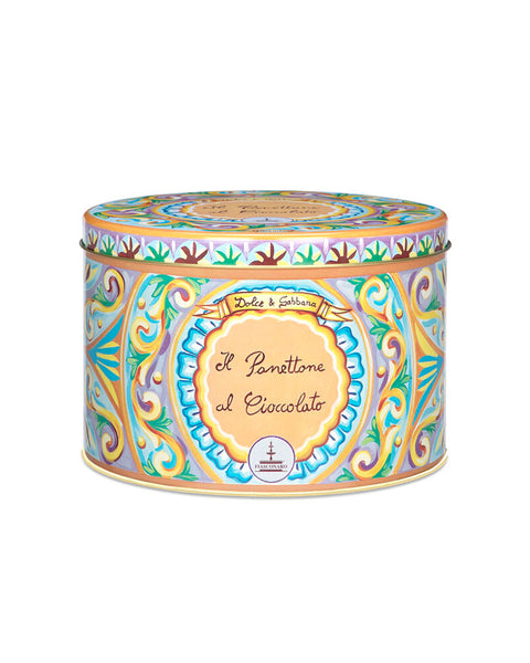 Panettone with Chocolate - Dolce&Gabbana Tin 35 Oz
