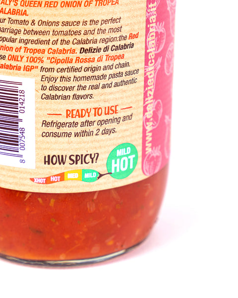 Tomato & Onion Pasta Sauce 24 Oz