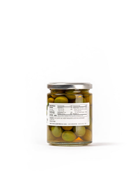 Sicilian Green Olives 6.3 Oz - Magnifico Food