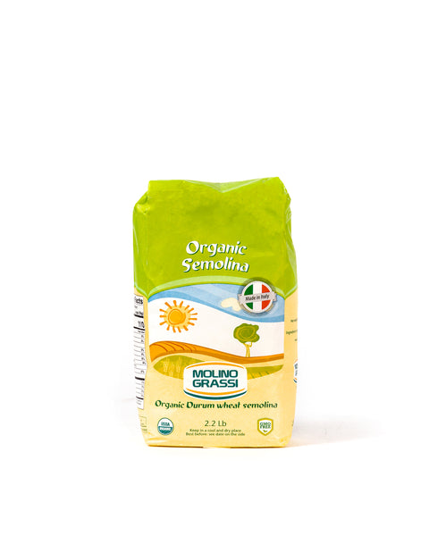 Organic Durum Wheat Semolina 2.2 Lb