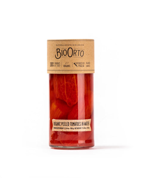 Organic Peeled Tomatoes in water 12.34 Oz - Magnifico Food