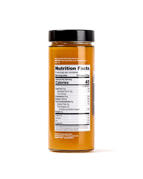 Yellow Cherry Tomato Pasta Sauce 20.46 Oz - Magnifico Food