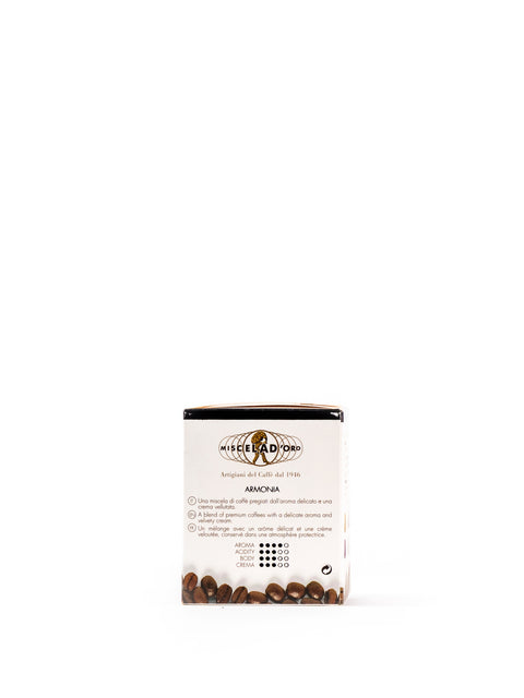 Black Armonia 10 Espresso Capsules 1.76 Oz - Magnifico Food