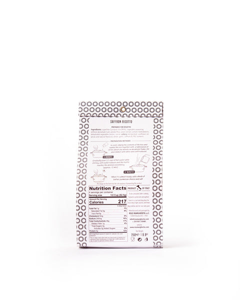 Saffron Risotto - Ready to Cook - 8.8 Oz - Magnifico Food