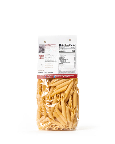Penne Rigate Pasta 17.6 Oz - Magnifico Food