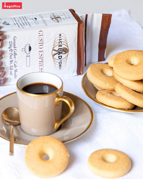 Gusto Espresso Ground Coffee 8.8 Oz - Magnifico Food