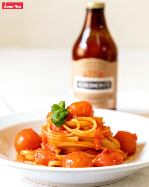 Organic Ready Cherry Tomato Pasta Sauce 11.64 Oz - Magnifico Food