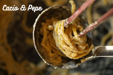 Bucatini “cacio e pepe”