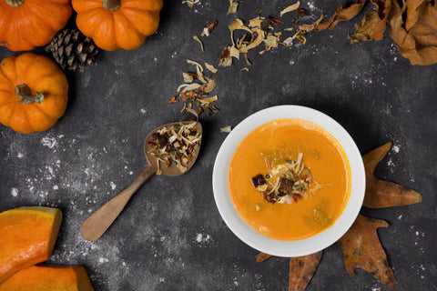 HALLOWEEN PUMPKIN SOUP WITH A TWIST