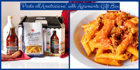 Penne all'Amatriciana with Agromonte Gift Box