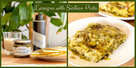 Lasagna with Sicilian Pesto