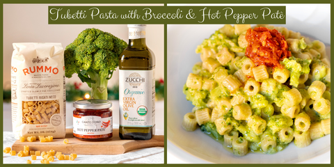 Tubetti with Broccoli & Hot Pepper patè