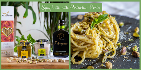 Spaghetti with Pistacchio Pesto
