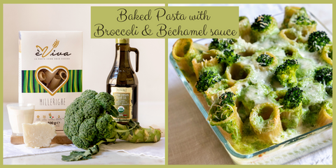 Baked Pasta with Broccoli and Béchamel sauce