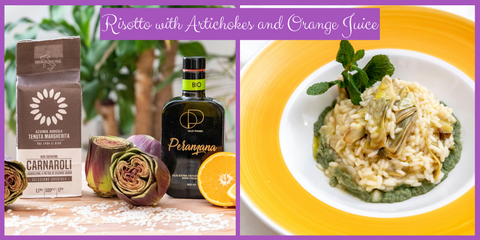 Risotto with Artichokes and Orange Juice