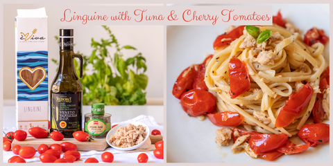Linguine with Tuna & Cherry Tomatoes