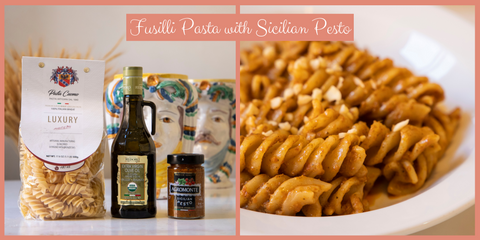 Pasta with Sicilian Pesto