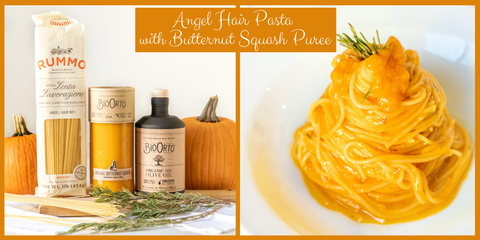 Angel Hair Pasta with Butternut Squash Sauce