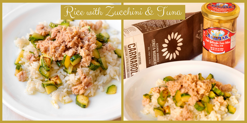 Carnaroli Rice with Zucchini & Tuna recipe