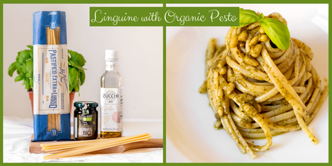 Linguine with Organic Pesto recipe