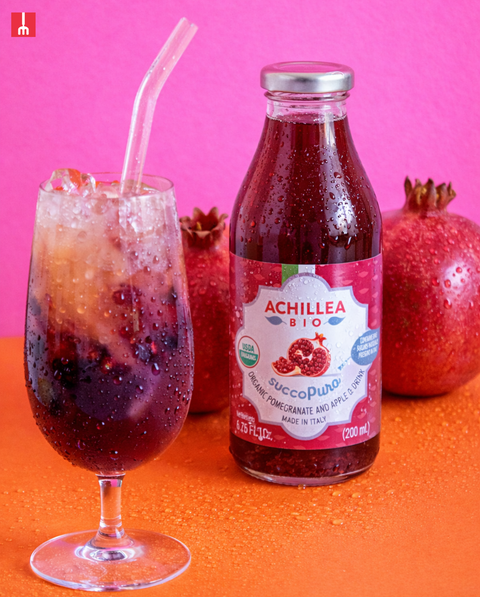 Succobene 100% Organic Pomegranate Juice 6.76 Fl Oz