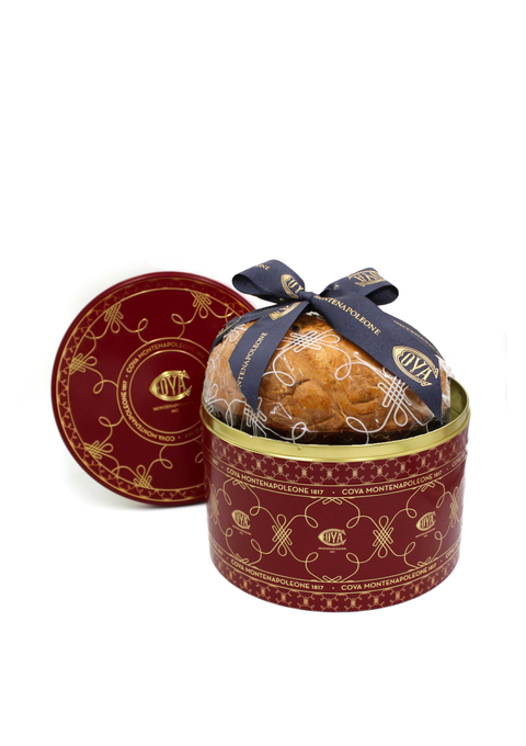 Chocolate Panettone in Red Tin Box 26.45 Oz