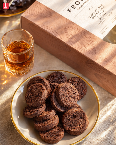 "Frolle No. 1" Sea Salt Chocolate Cookies 5.64 Oz