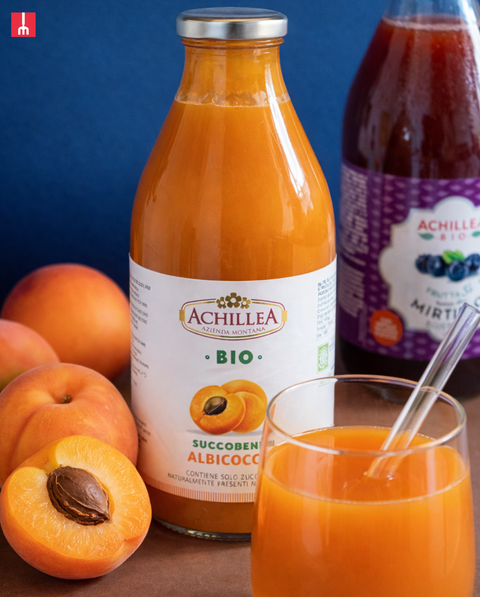 Succobene 100% Organic Apricot Juice 6.76 Fl Oz