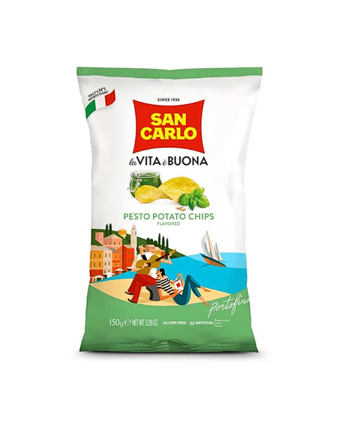 Pesto Potato Chips 5.29 Oz