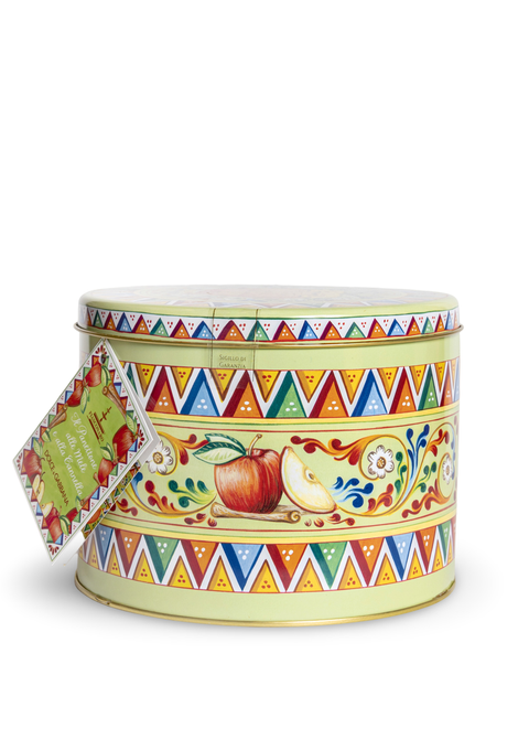 Panettone with Apple and Cinnamon - Dolce&Gabbana Tin 35.27 Oz