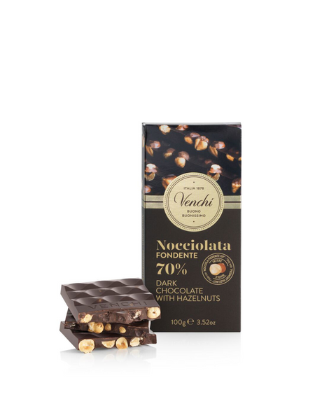 Nocciolata 70% Dark Chocolate Hazelnut Bar 3.52 Oz
