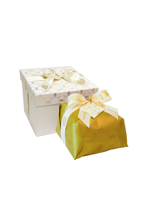 Luxury Traditional Panettone in Cube Gift Box 17.64 Oz