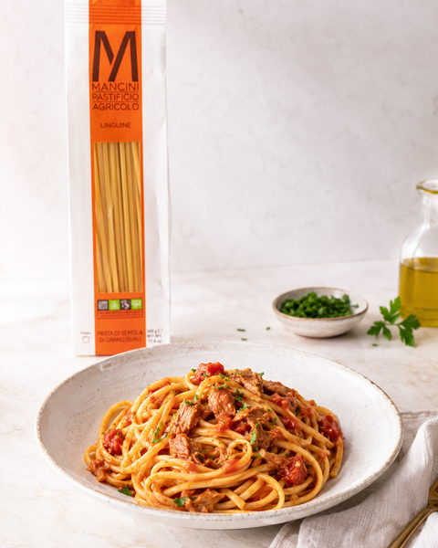 Pasta Mancini Linguine with tuna sauce