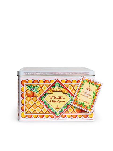 Panettone with Mandarin Fruit - Dolce&Gabbana Tin 35 Oz