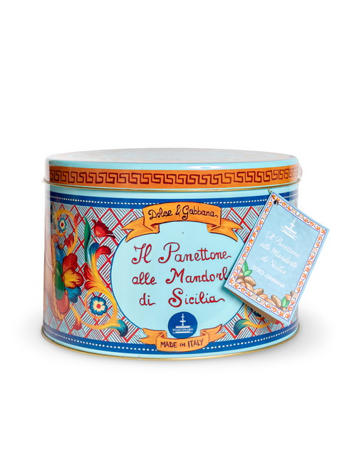 Panettone with Almonds - Dolce&Gabbana Tin 35 Oz