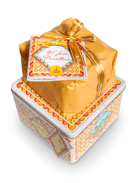 Panettone with Mandarin Fruit - Dolce&Gabbana Tin 35 Oz