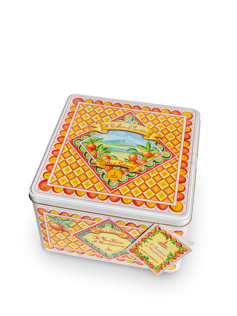 Panettone with Mandarin Fruit - Dolce&Gabbana Tin 35 Oz