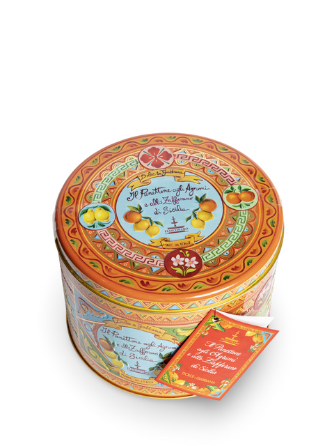 Panettone with Sicilian Fruits - Dolce&Gabbana Tin 17.64 Oz