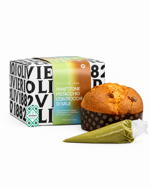 Olivieri 1882 Pistachio Panettone with Sea Salt Flakes 35.27 oz