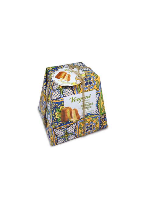 Decorative box with a cake design on a white background