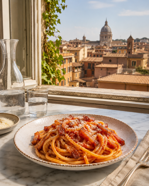 Pasta Mancini square-cut Spaghettoni made with Italian durum wheat