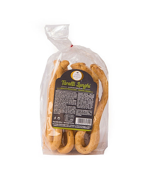 Long Taralli Handmade Fennel Seeds 10.58 Oz