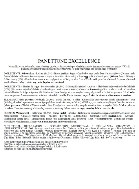 Panettone Excellence 35.27 Oz