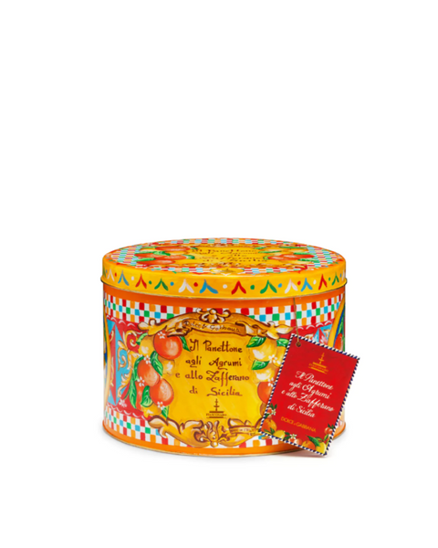 Panettone with Sicilian Fruits - Dolce&Gabbana Tin 17.64 Oz