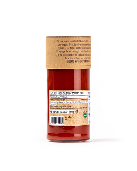 Organic Tomato Puree 19.40 oz - Magnifico Food